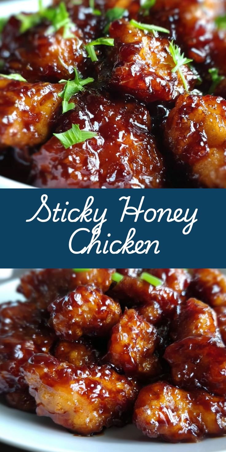 Irresistibly Sticky Honey Glazed Chicken Bites with Sweet and Savory Asian Flavors
