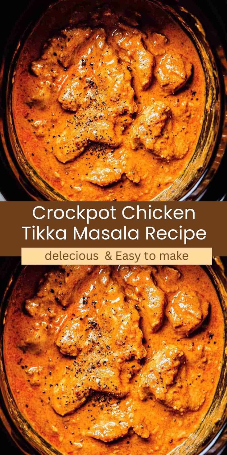 Easy Crockpot Chicken Tikka Masala