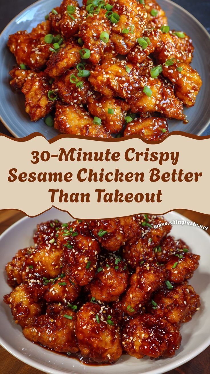 Crispy Sesame Chicken – Easy 30-Minute Takeout-Style Dinner Recipe