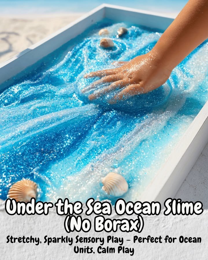 Baba de mar bajo el mar (sin bórax)