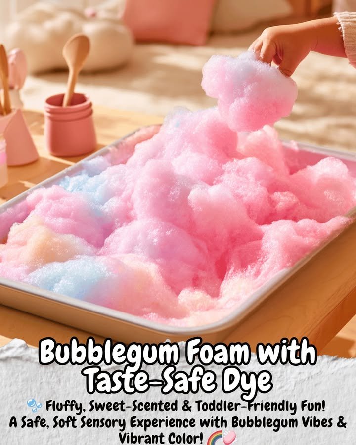 Espuma de Chicle con Colorante Seguro para Comer