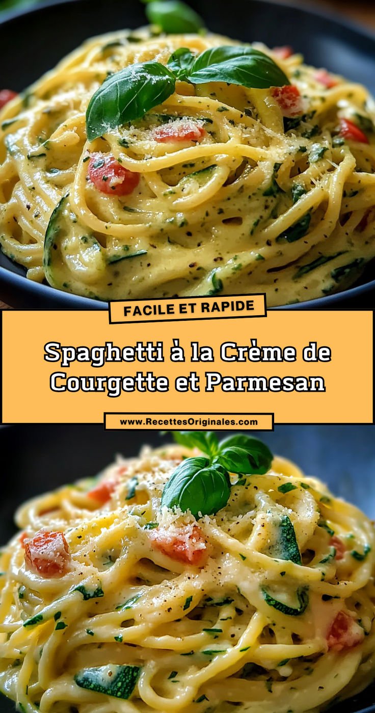 Recette Spaghetti Crème de Courgette : Facile & Rapide !