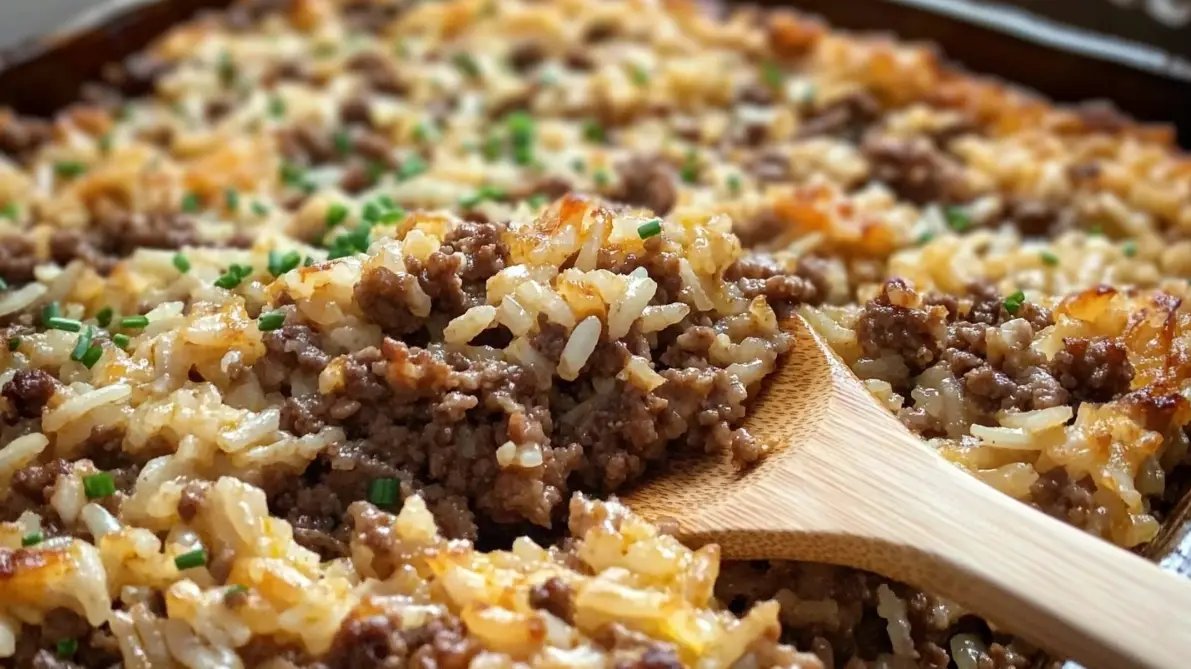 Hamburger Rice Casserole