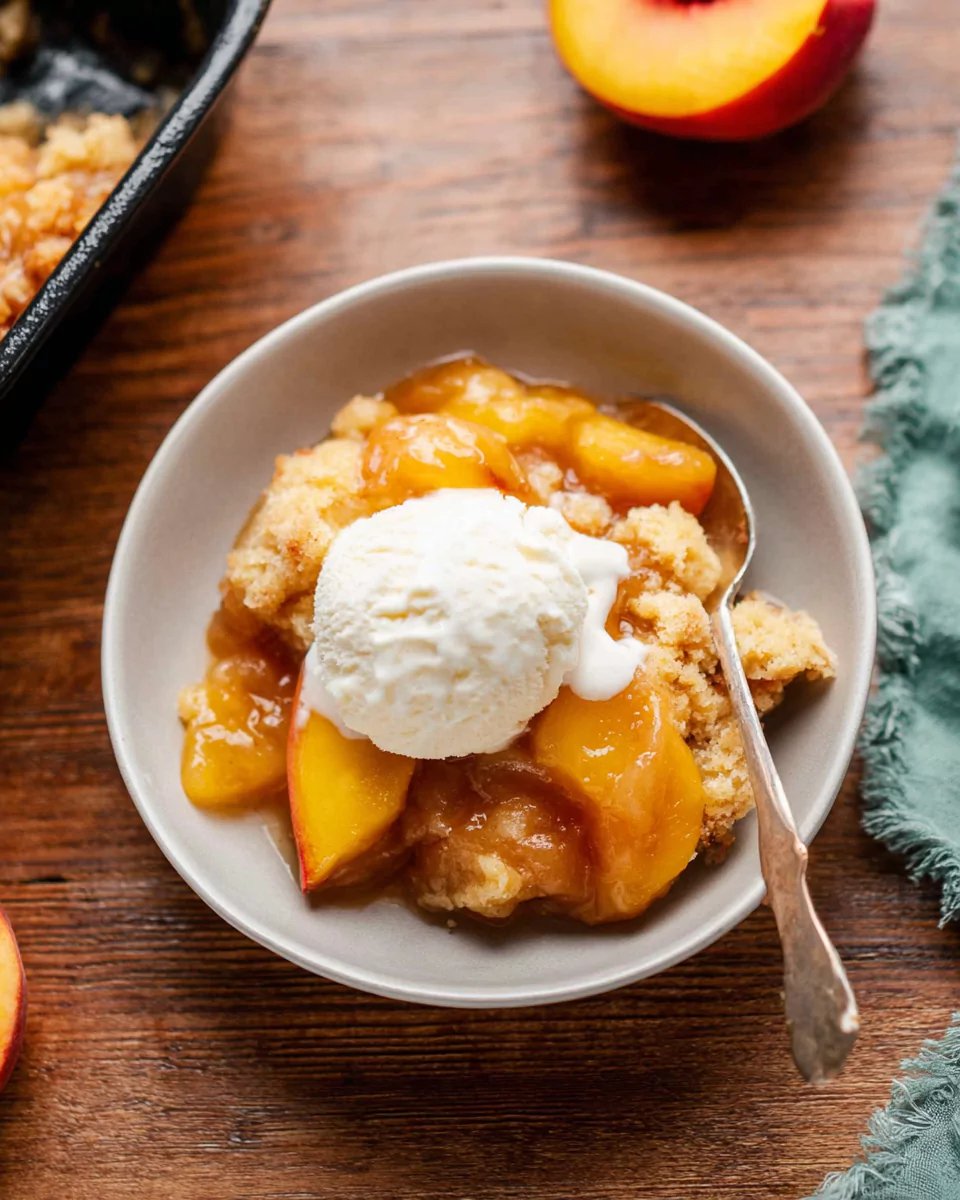 Fresh Peach Cobbler Recipe