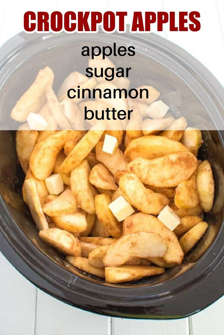 Slow Cooker Cinnamon Apples