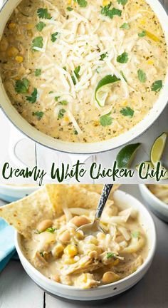 Creamy White Chicken Chili (3 Ways!) | A Spicy Perspective