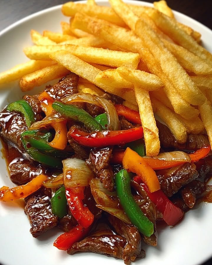 Sizzling Beef Pepper Plate
