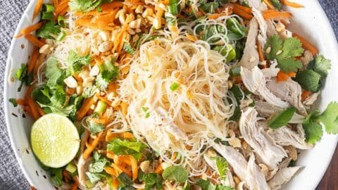 Rice Noodle Salad with Chicken