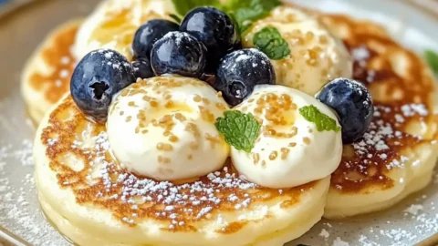 Proteinreiche Quark-Taler