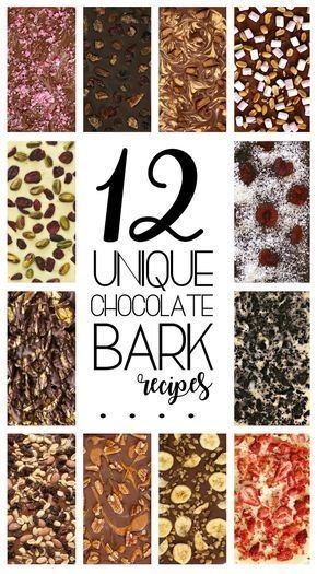 12 Unique Chocolate Bark Recipes for Christmas Gifting