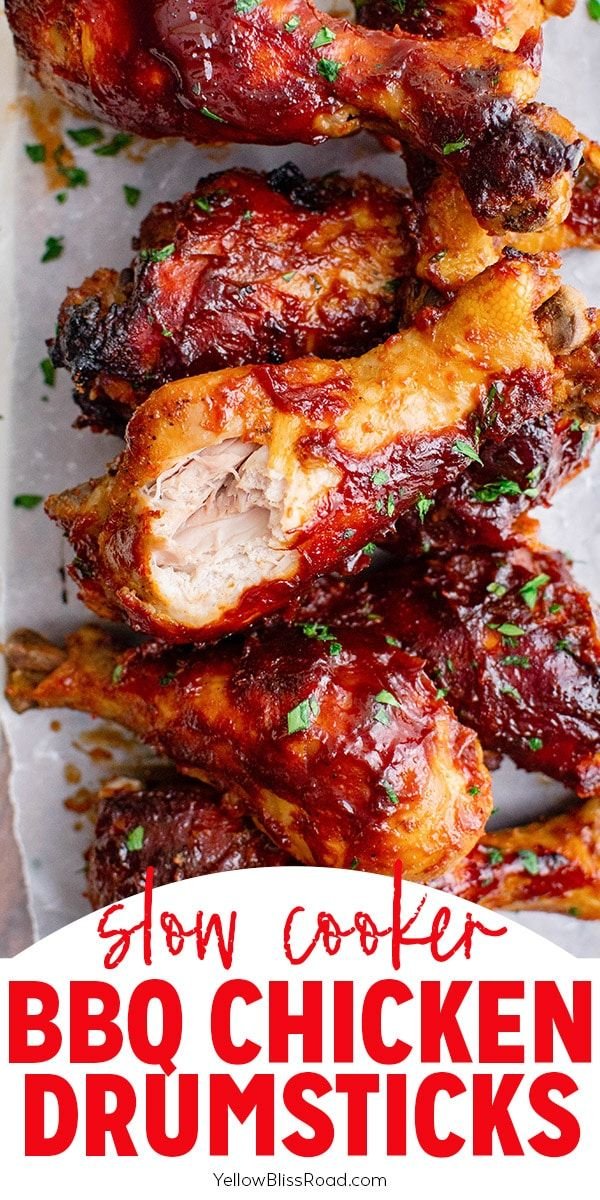 Slow Cooker BBQ Chicken Legs