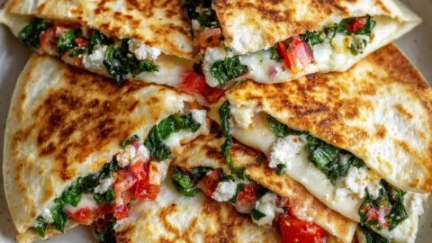 Mediterranean Quesadilla: A Quick & Healthy Recipe