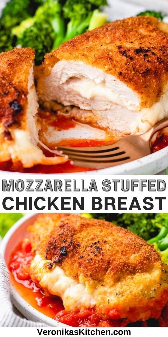 Mozzarella Stuffed Chicken Breast