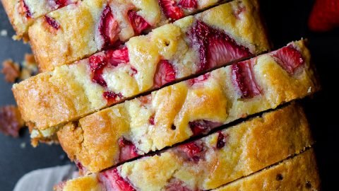 Strawberry Lemonade Quick Bread