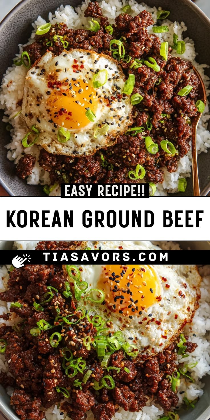 Korean Ground Beef Bowl 25-Minutes: Easy Asian Ground Beef for Busy Weeknights