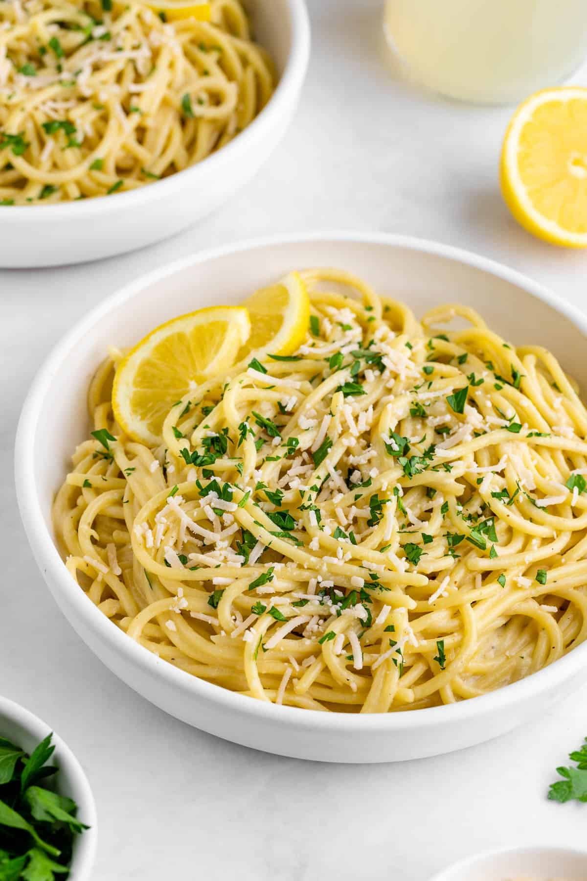 Creamy Vegan Lemon Pasta