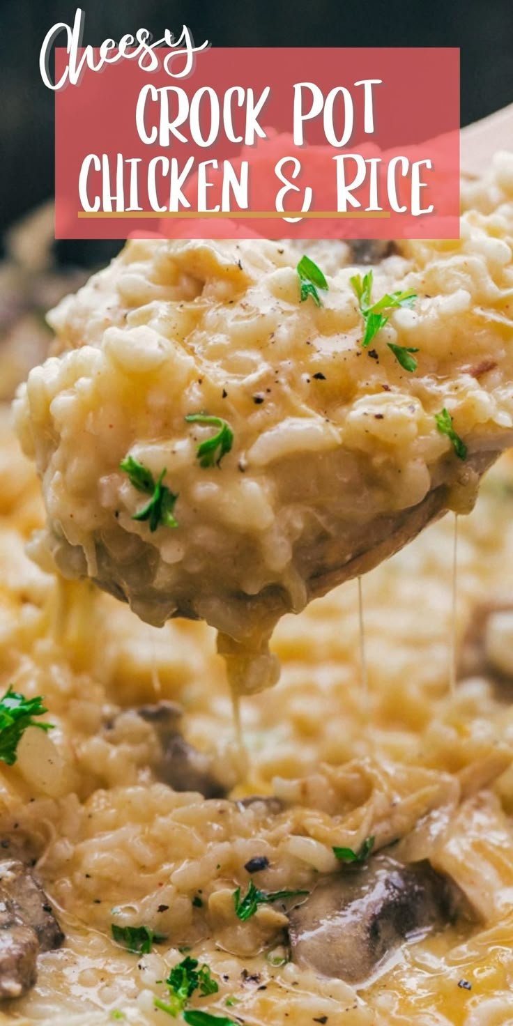 CROCK POT CHICKEN & RICE