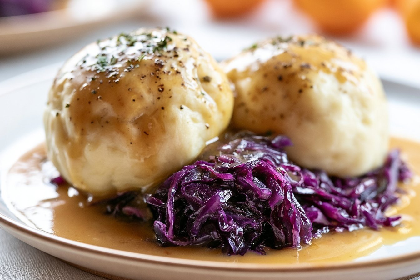 Golden German Potato Dumplings