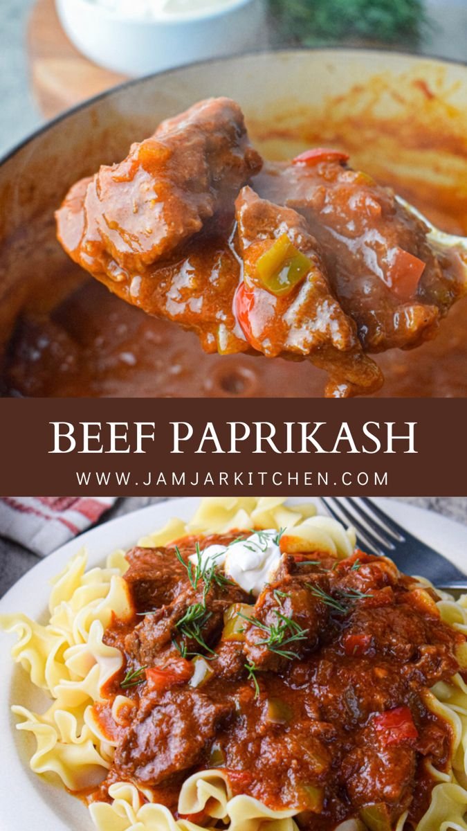 Beef Paprikash - The Jam Jar Kitchen