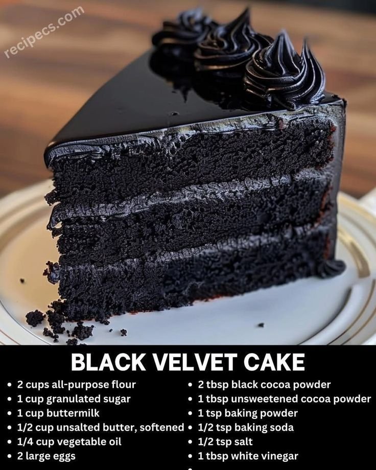 Black velvet cake