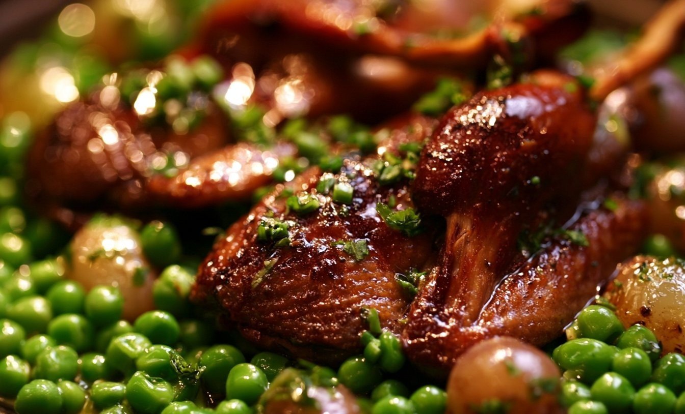 Creamy Pigeon With Peas