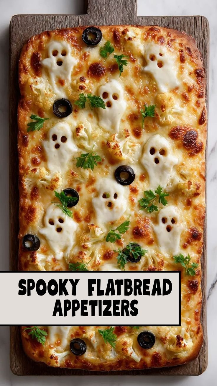 Easy Halloween Food Flatbread Appetizers