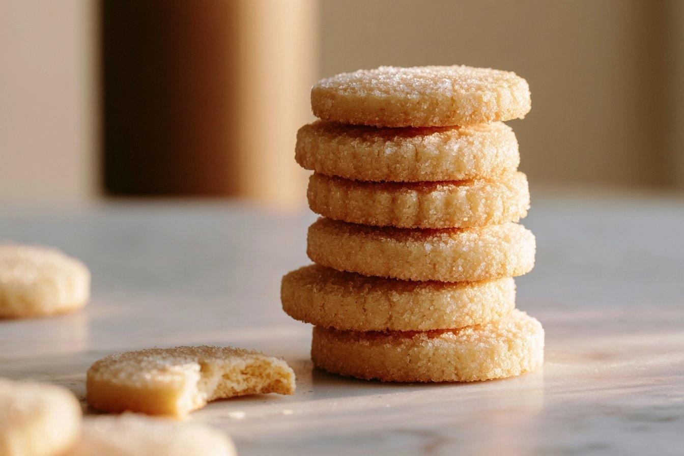 Crisp Brown Butter Shortbread Cookies