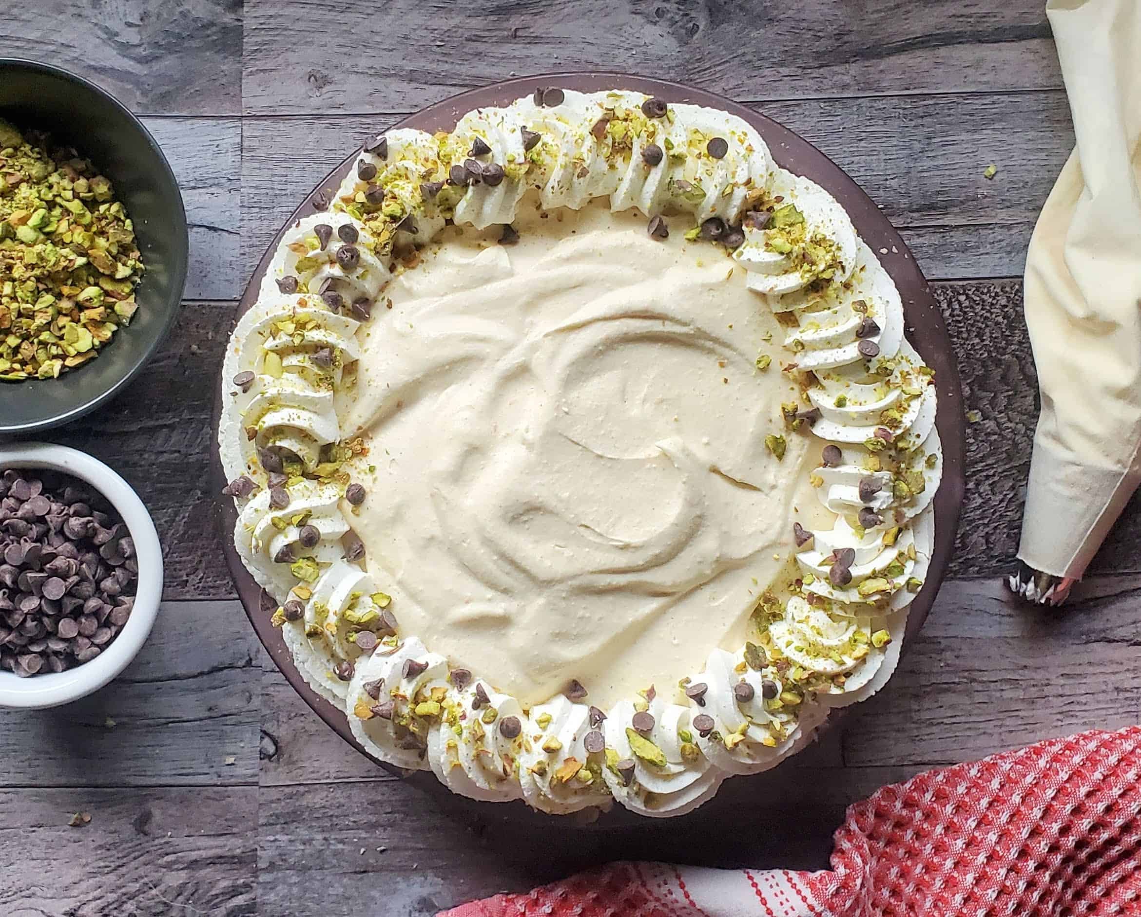 Delightful Italian Cannoli Cream Pie 2 Delightful Italian Cannoli Cream Pie