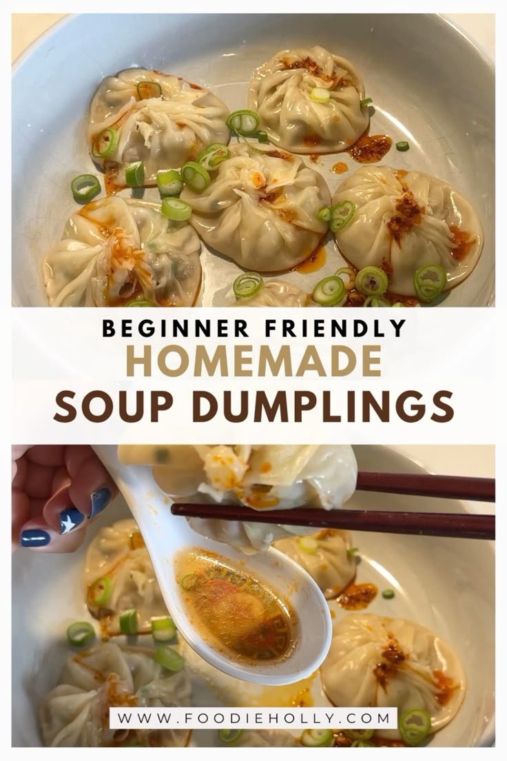 Homemade Soup Dumplings | Beginner Friendly