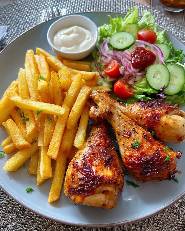 Juicy Chicken & Fries Comfort Plate