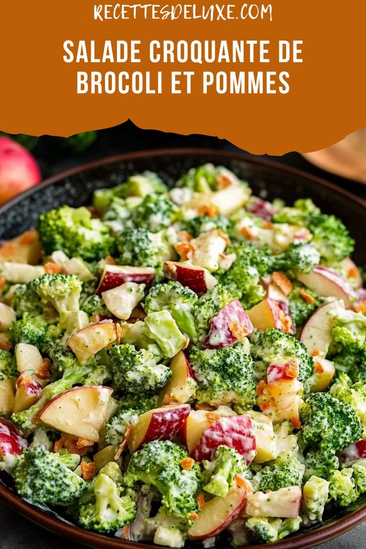 Salade Croquante de Brocoli et Pommes : Fraîcheur et Vitalité !
