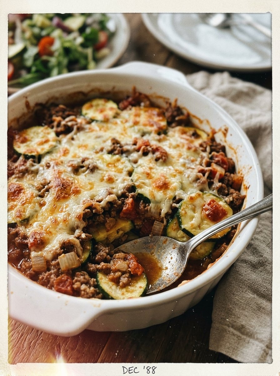 Ground Beef Zucchini Casserole
