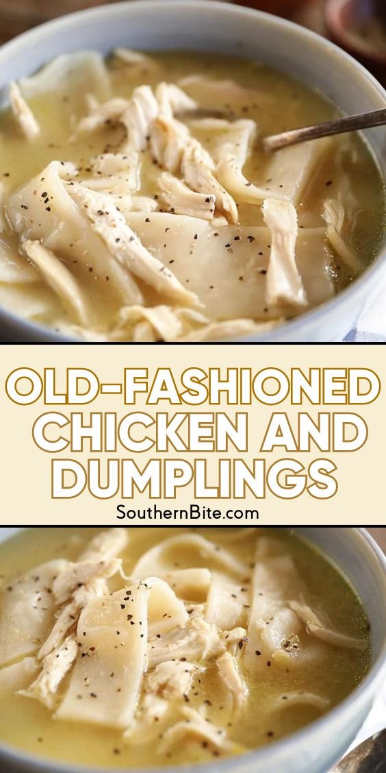Old-Fashioned Chicken and Dumplings