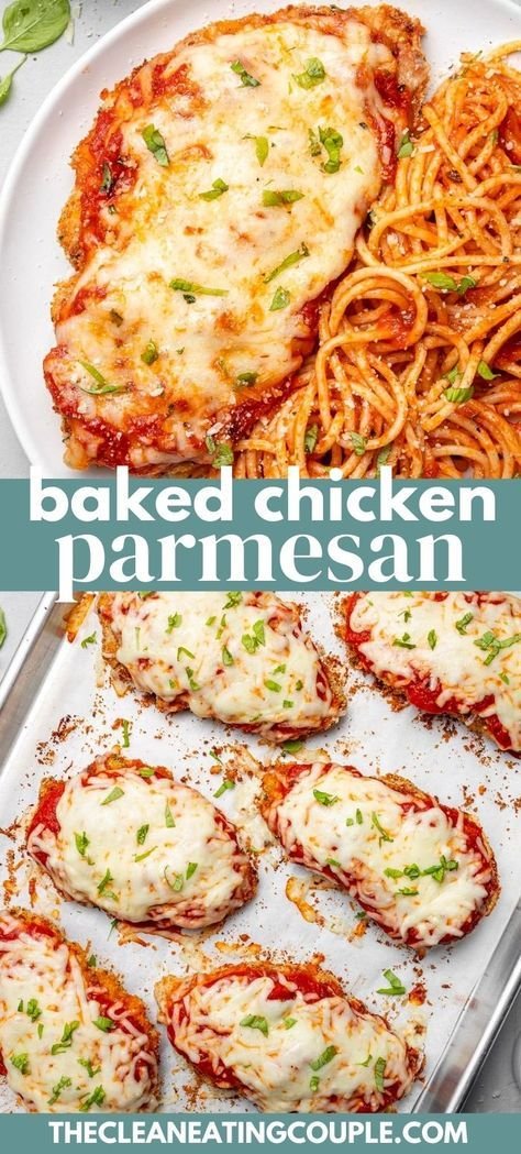 Baked Chicken Parmesan Recipe | How to make a spice rub for chicken, Baked chicken parmesan recipe healthy, Easy healthy chicken parmesan