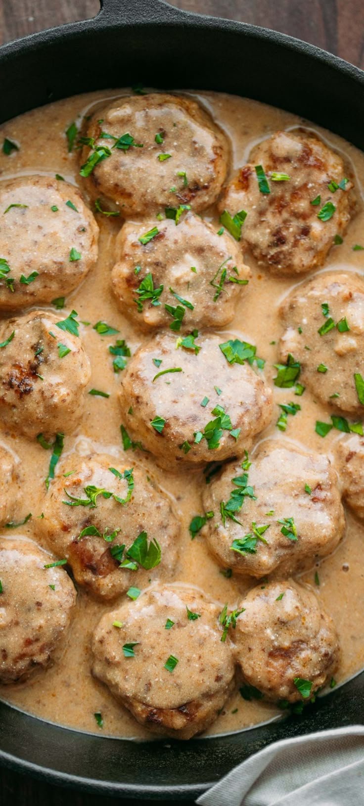 Chicken Meatballs in Creamy Sauce