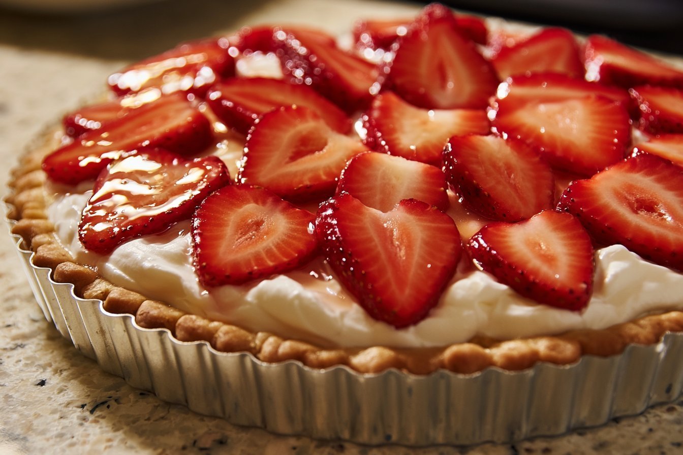 Creamy Strawberry Tart Recipe