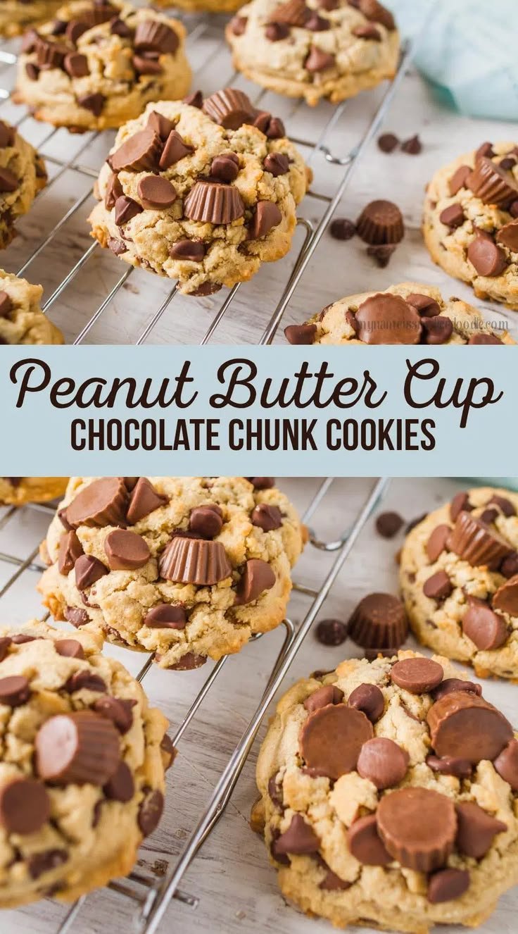 Peanut Butter Cup Chocolate Cookies