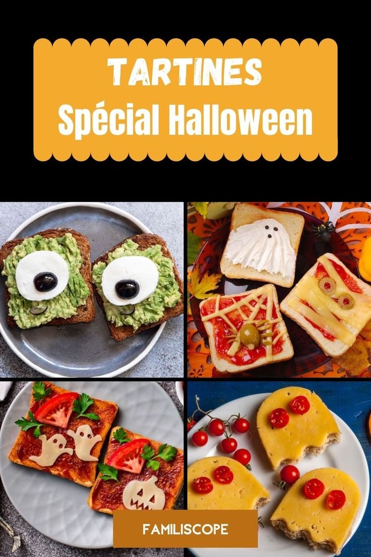 Pour Halloween, vive les tartines !