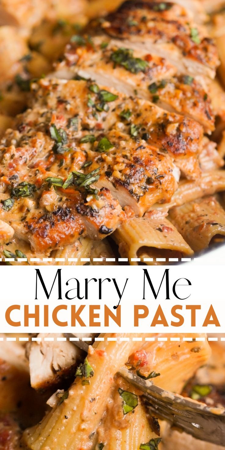 Marry Me Chicken Pasta