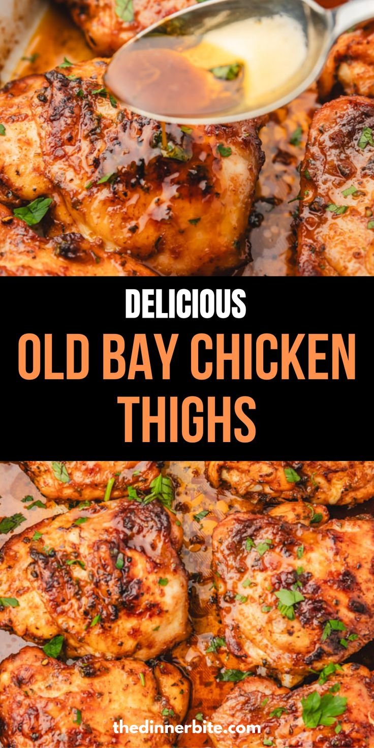 Delicious Old Bay Chicken Thighs