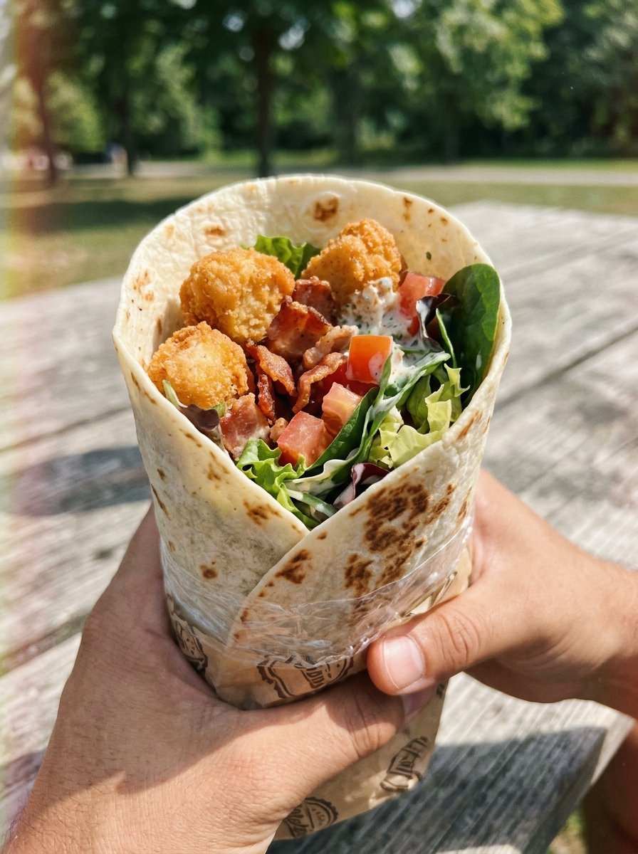 Crispy Chicken Bacon Ranch Wrap