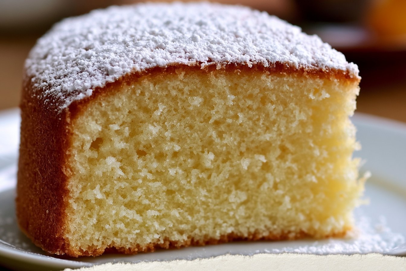 Golden Savoy Sponge Cake Indulgence