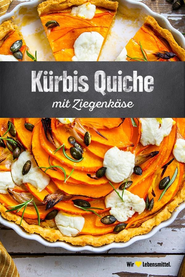Kürbis-Quiche