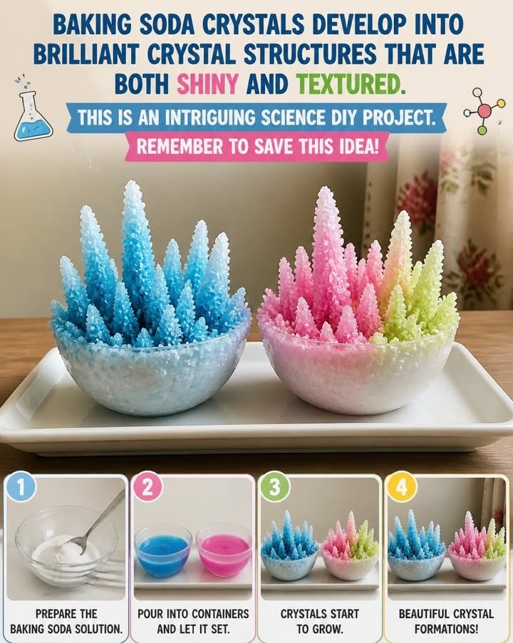 DIY Baking Soda Crystal Structures 16 DIY Baking Soda Crystal Structures