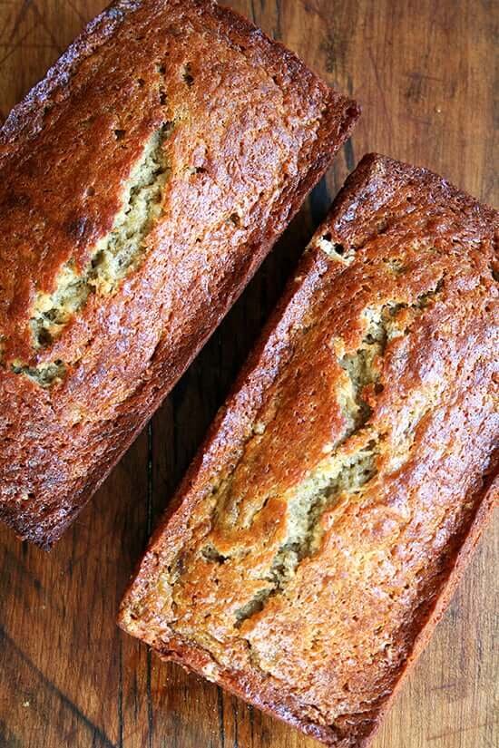 Mrs. Myers's Sweet and Moist Banana Bread (AKA The BEST Banana Bread)