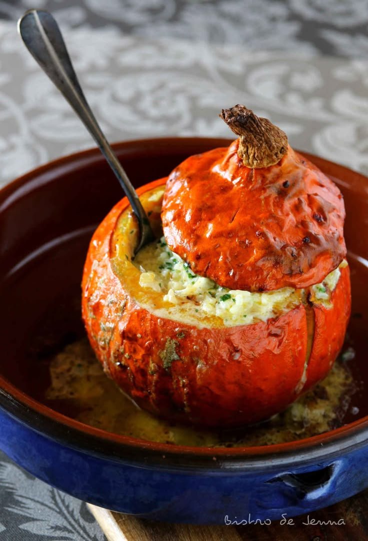 Recette de potimarron farci au riz persillé | Potimarron farci au four, Recette potimarron farci, Recette potiron