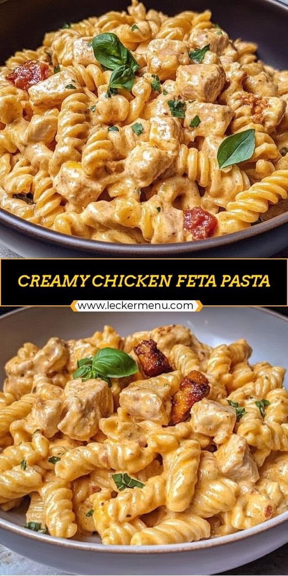 Creamy Chicken Feta Pasta