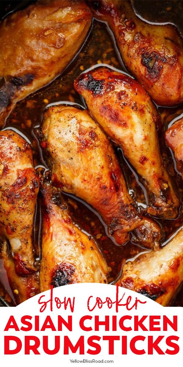Slow Cooker Asian Chicken Drumsticks