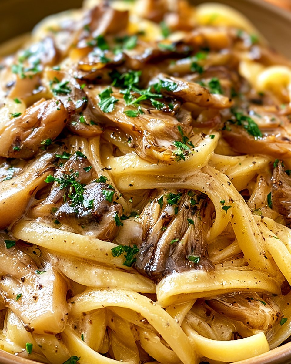 Oyster Mushroom Pasta