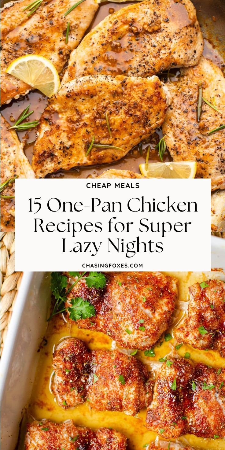 15 One-Pan Chicken Recipes